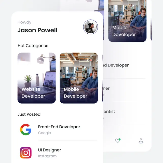 Future Jobs — UI screenshot